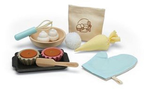 Plantoys cupcake set - cupcake,