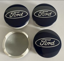 4x 54MM BLUE FORD ALLOY WHEEL