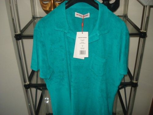 Orlebar brown terry towelling - brown,