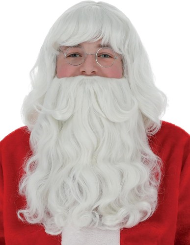 Deluxe santa beard wig set - beard,