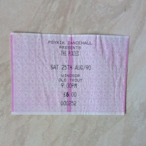 Vintage the pixies - vintage, gig