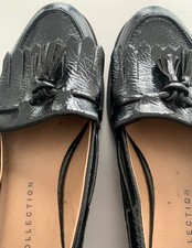 M&S Ladies size 3 black patent