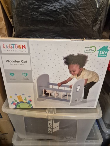 Wooden cot toy unopened - wooden,