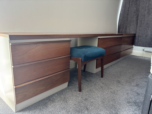Mcm vintage teak dressing - teak,