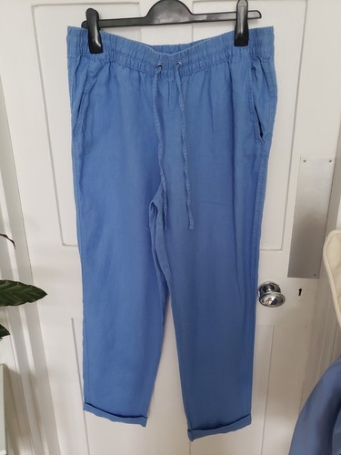 Blue linen pull - blue,