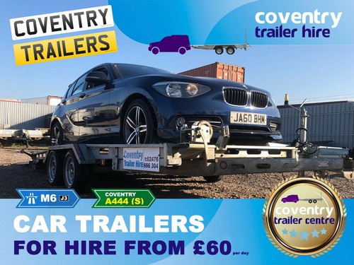 14ft twin axle car trailer - twin-axle,