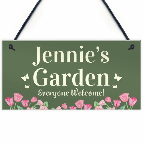 Personalised garden sign - personalised,