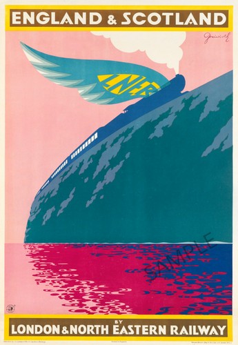 Vintage railway poster lner - vintage,