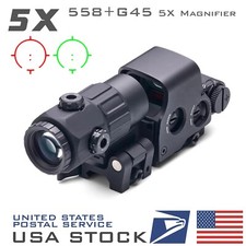 G45 Magnifier 5X 558 Red Green