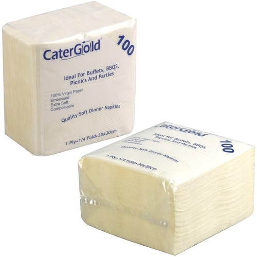500 white paper napkins - paper,