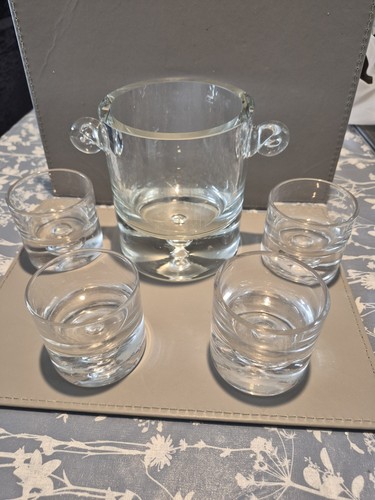 Vintage krosno glass ice - krosno,