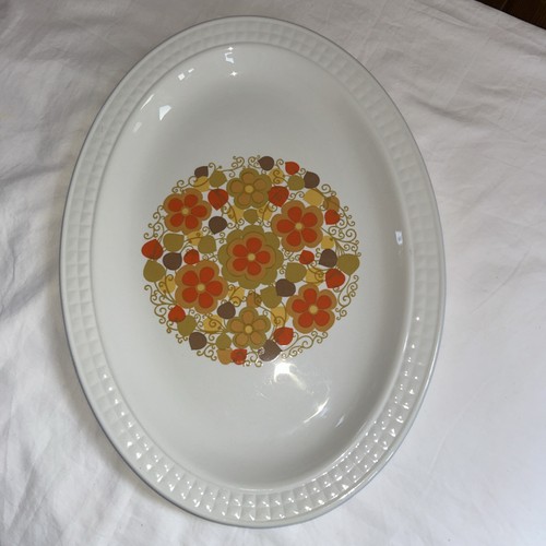 Vintage retro oval - oval, dinner