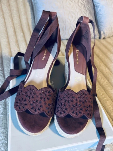Tamaris suede and rattan - suede,