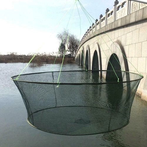 Foldable drop net - net, fishing