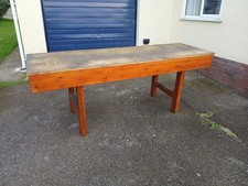 Wooden work bench