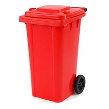 240L Red Wheelie Bin for