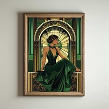 1920s Art Deco Poster |