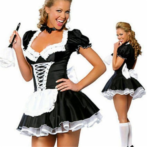 Halloween ladies french maid - ladies,