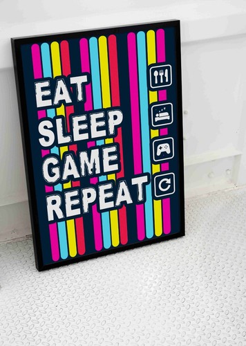 Retro gaming arcade - eat, sleep