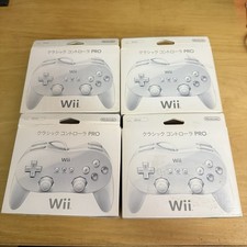 4 X Empty Nintendo Wii Classic Controller PRO White 2009 Box Boxes