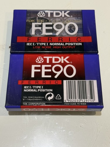 Unopened tdk fe90 - unopened, blank