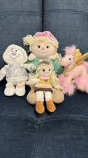 Rag Doll Bundle Of 4 Chilly & Friends 2006 Tesco  8” Plush Cuddly Toy Xmas