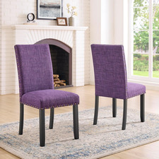 Set of 2 Elegant Purple Biony