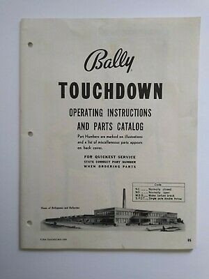 Bally touchdown original - bally, bingo