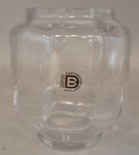 DARTINGTON 24% Lead Crystal Tealight Votive Holder 8.5cm A22 G289