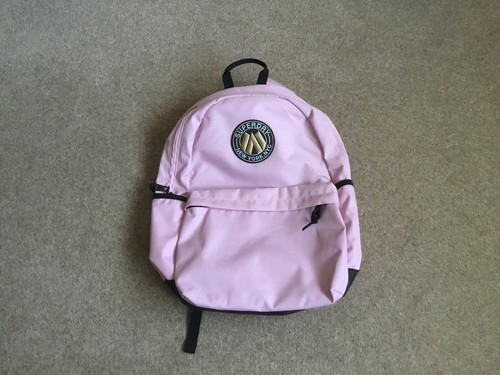 Super dry pink black backpack - super,