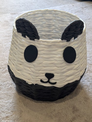 Panda woven storage - woven, basket