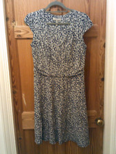 Pepperberry, curvy/really curvy, size 14, navy blue, floral, dress