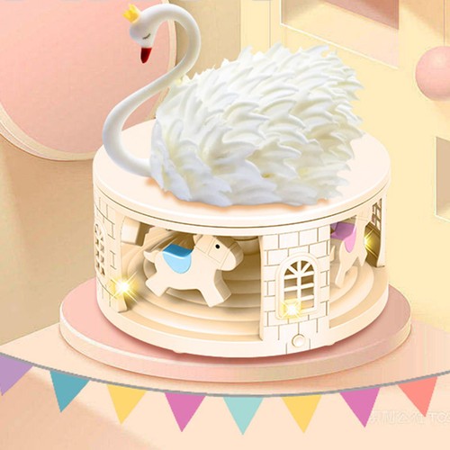 Revolving carousel cupcake - revolving,