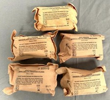 x5 British Joint Services Field Dressings Military Job Lot