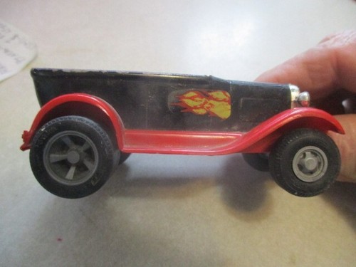 Old tonka toy hot rod - tonka, tin