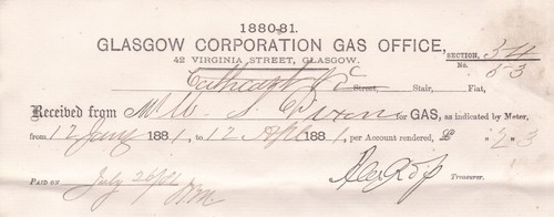 Glasgow corporation gas - glasgow,