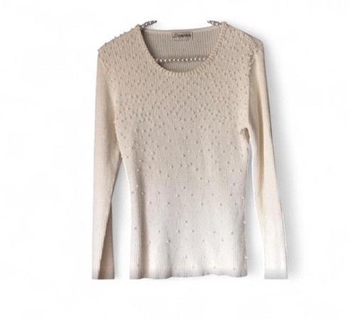Gantos ivory knit - ivory, pullover