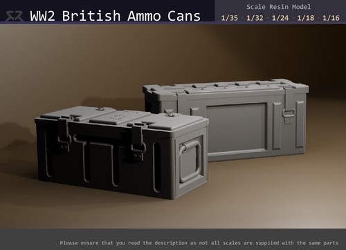 British ww2 ammo can - ammo, and