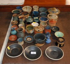 Collection of 40 x Studio Pottery Including Wold Yorkshire Joblot Bundle
