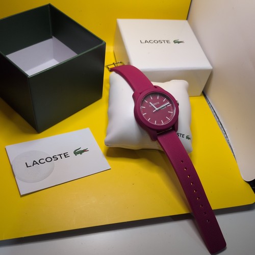 Dark pink lacoste silicon - lacoste,