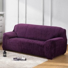 Velvet Plush Sofa Slipcover