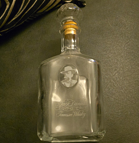 Rare jack daniel glass - 1l,