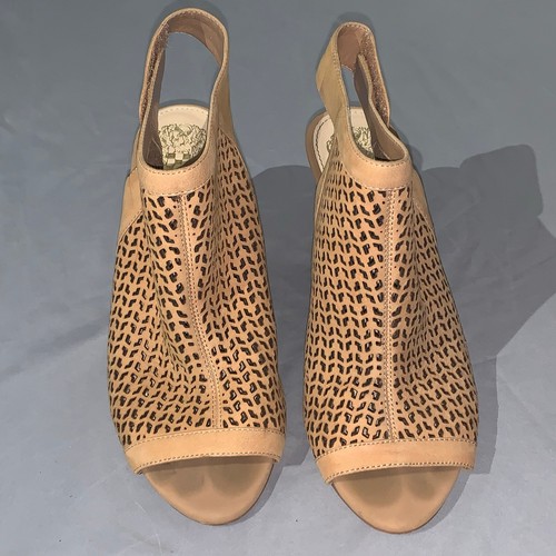 Vince camuto tan perforated - camuto,