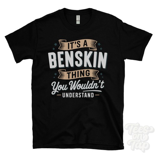 Benskin thing you - it's, a