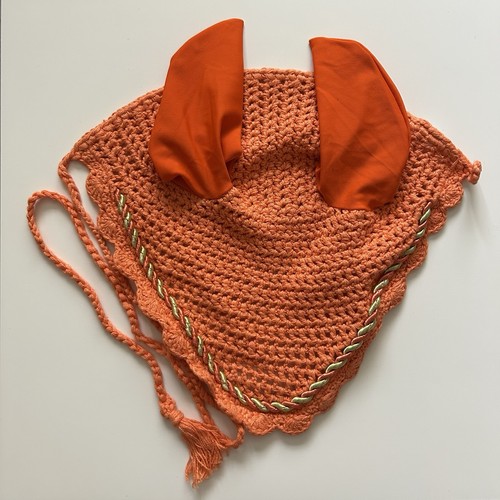 Handmade orange crochet horse - handmade,