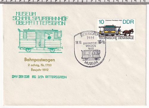 Special envelope railway post - special,