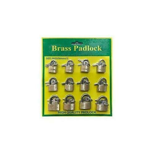New brass padlock - new,