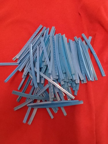 Lego vintage blue train track