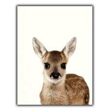 METAL PLAQUE SIGN BABY DEER