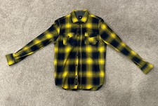 Vans blue and yellow flannel